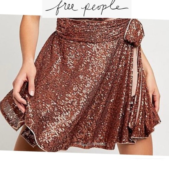 NWOT Free People Zuri Wrap Skirt, Sz Small - Picture 4 of 9